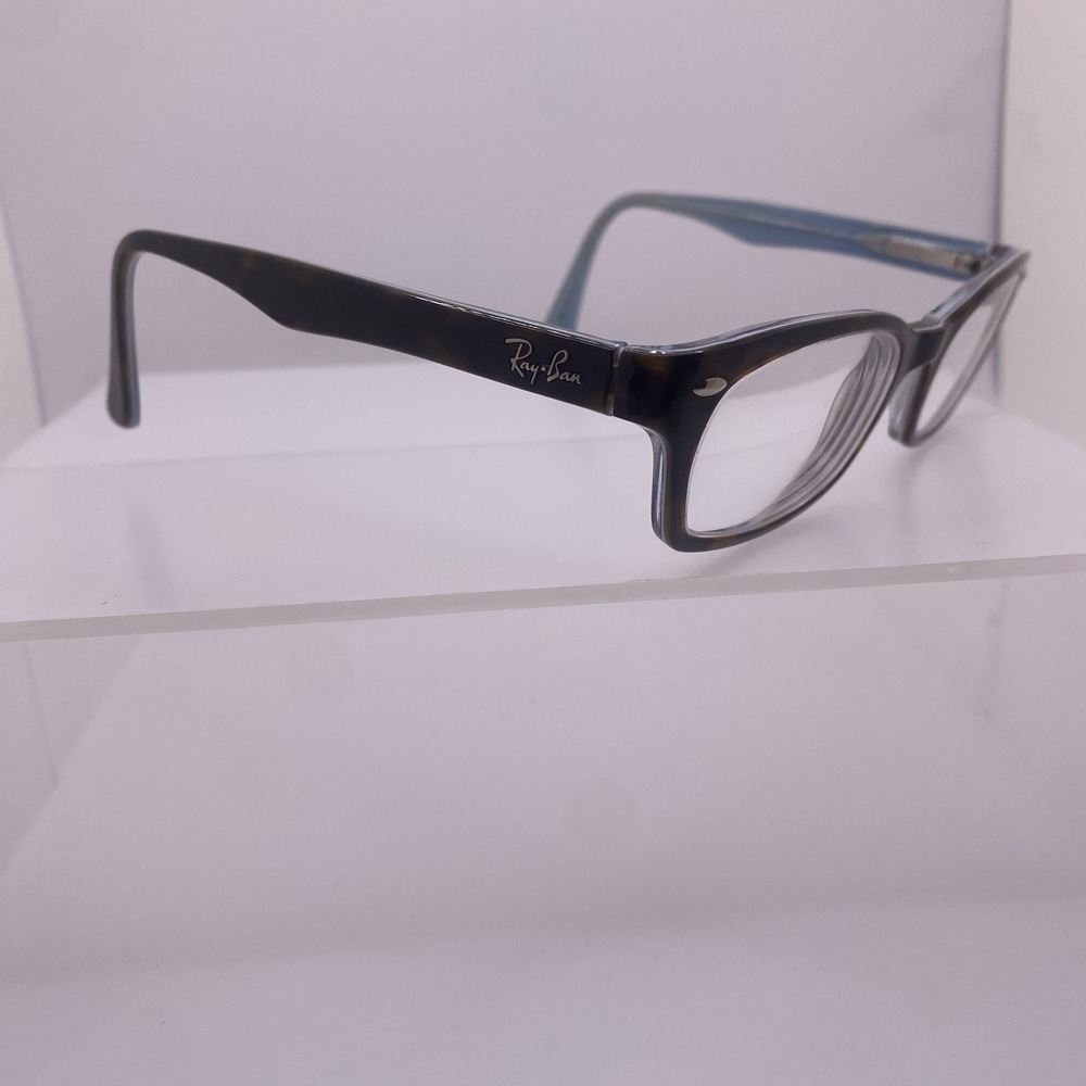 Ray-Ban Eyeglasses Women FRAMES ONLY RB 5150 50-19-135 Brown Tortoise Blue 485 - Picture 5 of 16